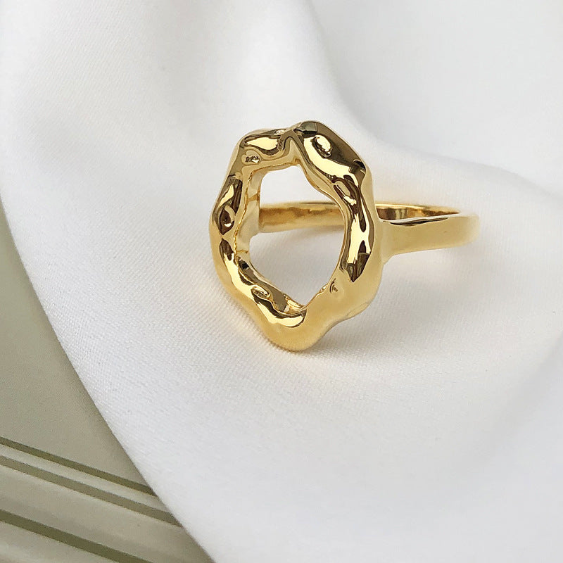 Vintage personality French cold wind ring